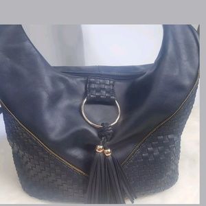 Cato Navy Blue Purse W Tassels